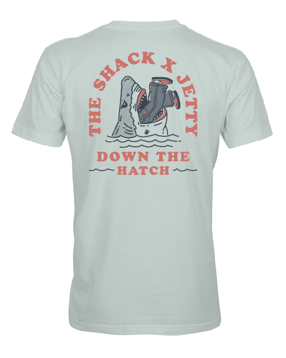 Surf Shack x Jetty Down the Hatch Tee - Seafoam