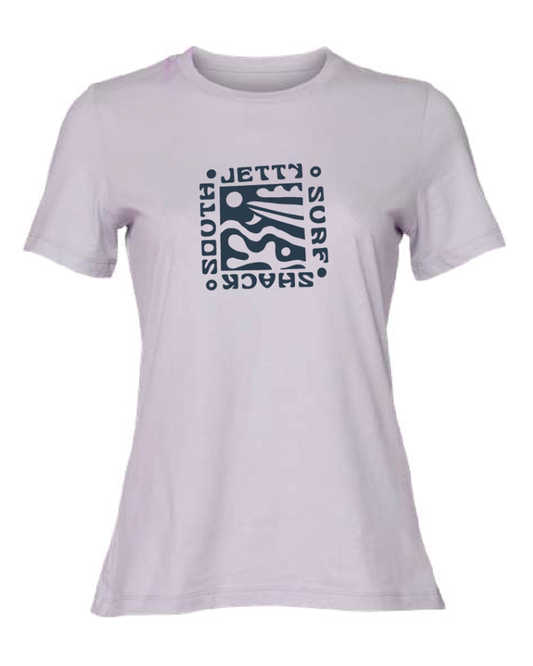 Surf Shack x Jetty Hazy Tee - Lavender