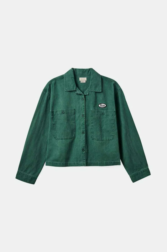 Brixton Utopia Overshirt - Garden Topiary