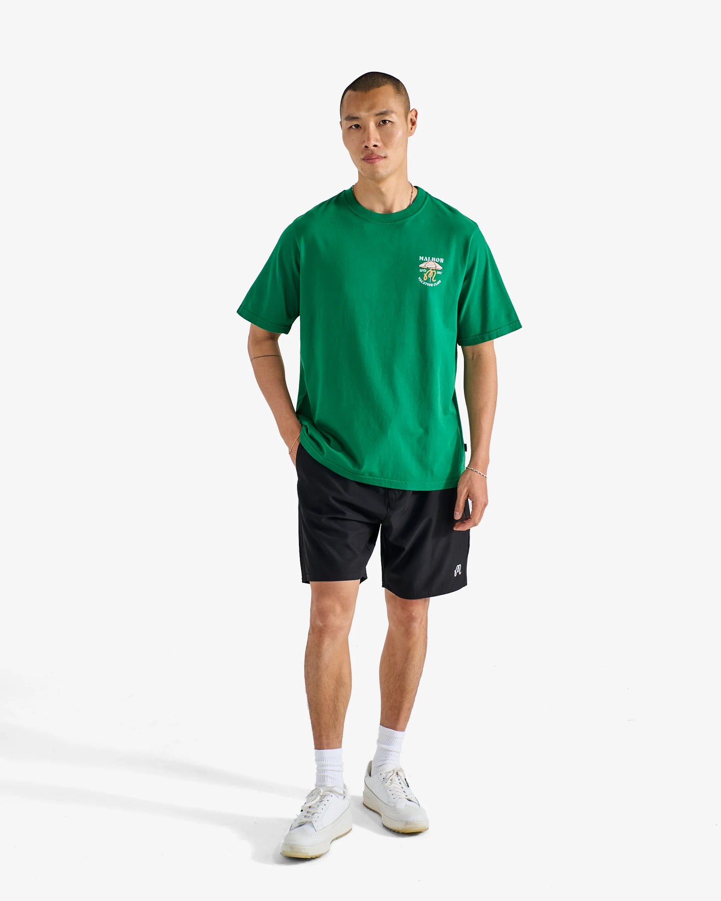 Vacation Club SS Tee - Kelly Green