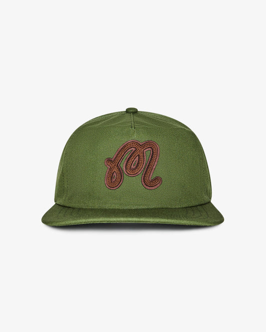 Malbon Velasco Snapback Hat - Chive