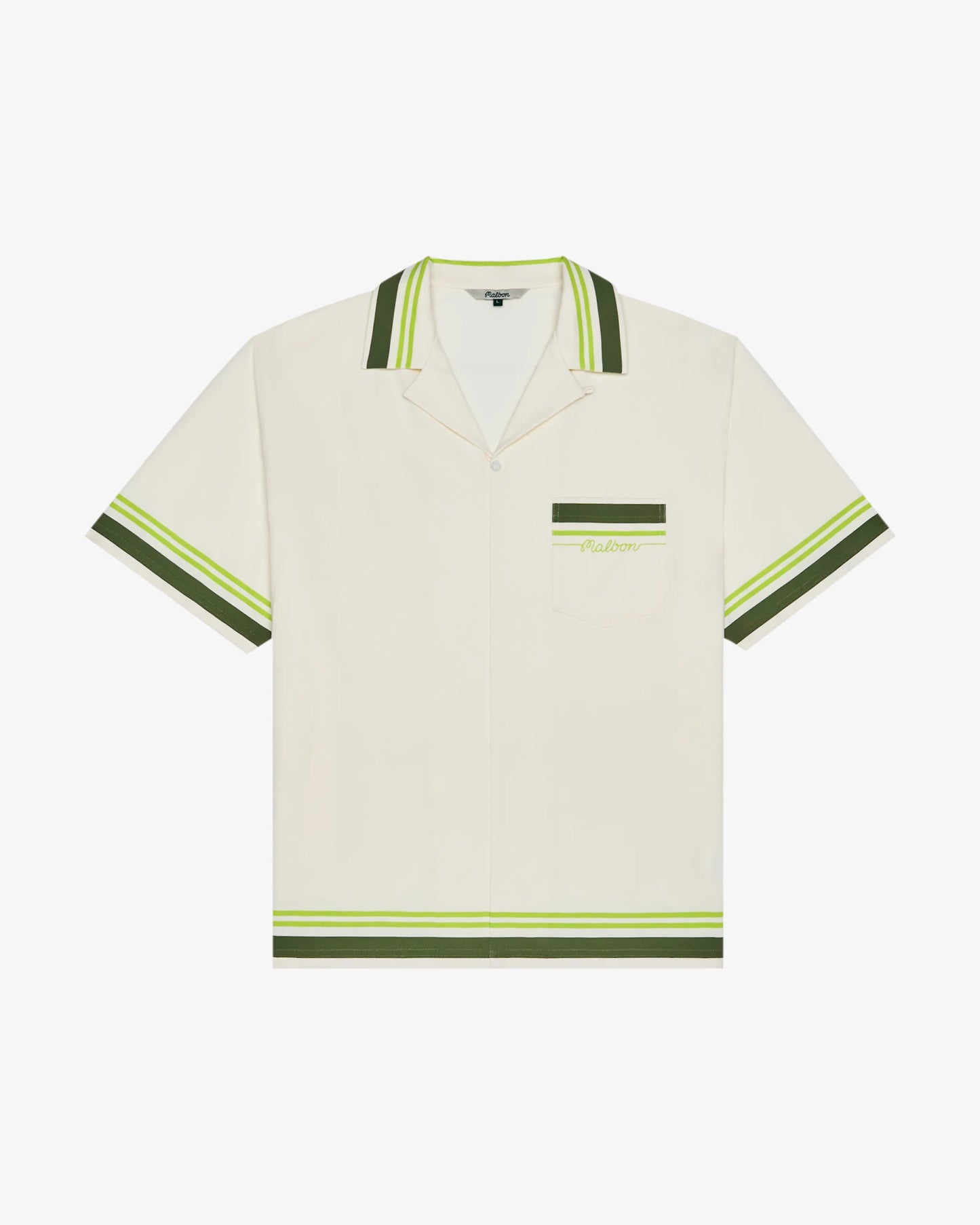 Ventura Camp Shirt SS Short Sleeve Button Down Shirt - Cream