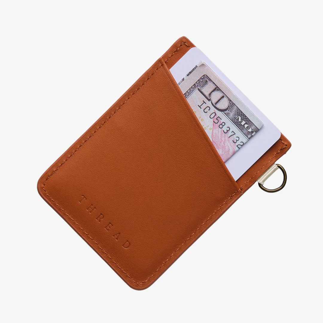 Thread Vertical Wallet - Coral Crush