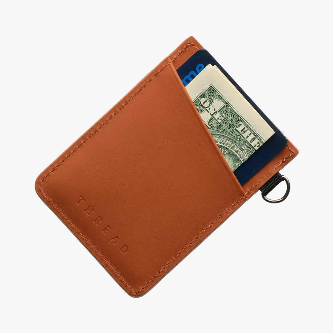 Thread Vertical Wallet - Sand Dollar Black