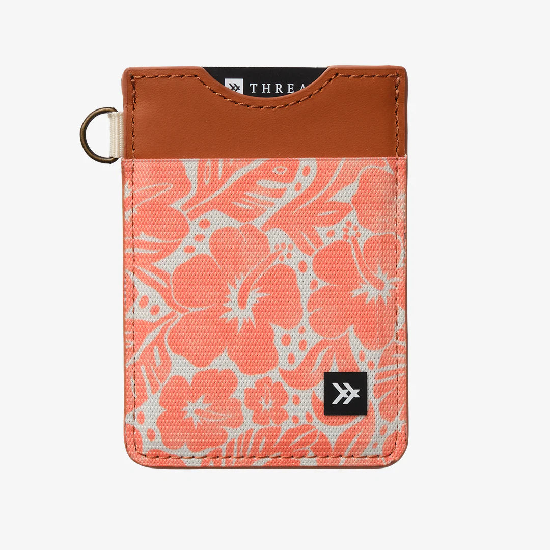 Thread Vertical Wallet - Coral Crush