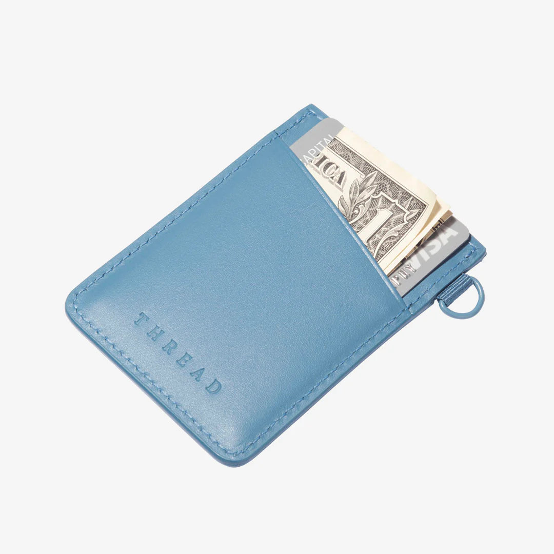 Thread Vertical Wallet - Surf Blue