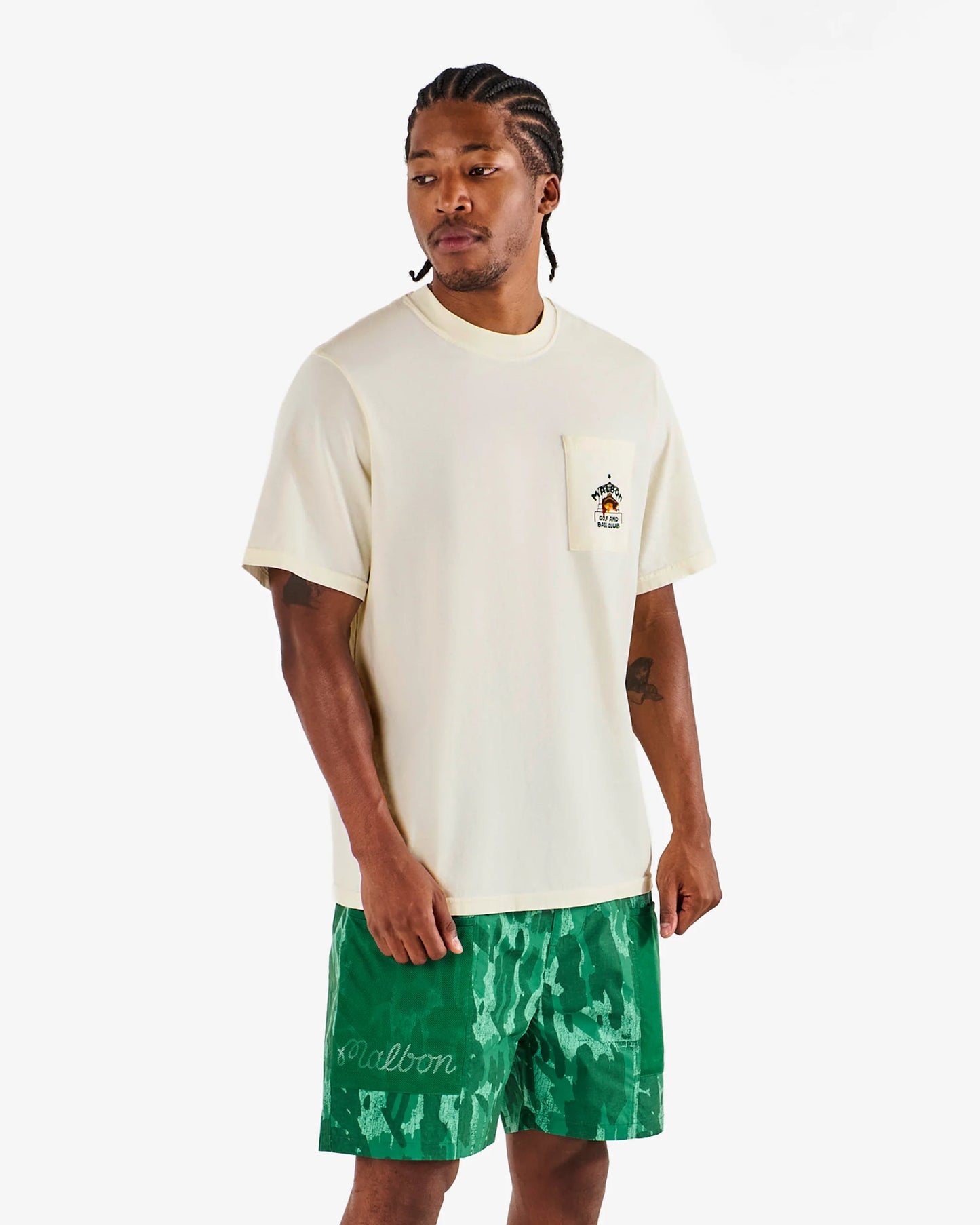 Vista Golf and Bass Club SS Short Sleeve Tee - Ivory