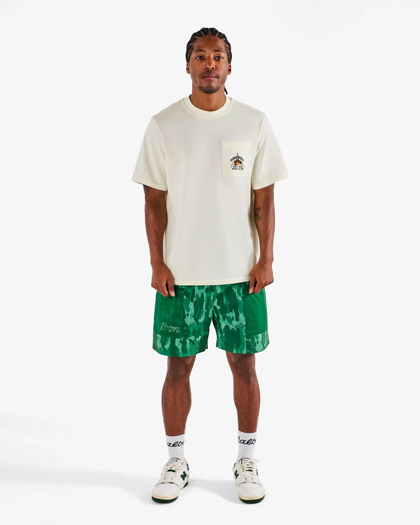 Vista Golf and Bass Club SS Short Sleeve Tee - Ivory