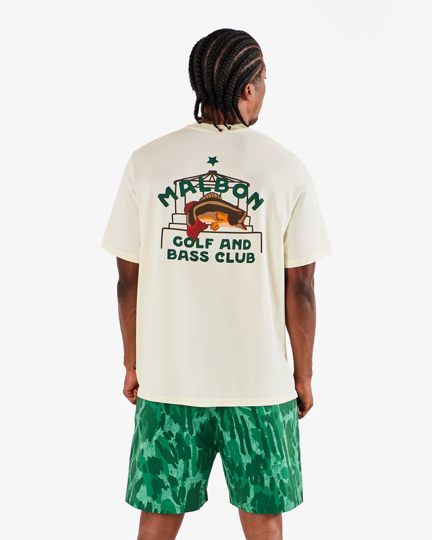 Vista Golf and Bass Club SS Short Sleeve Tee - Ivory