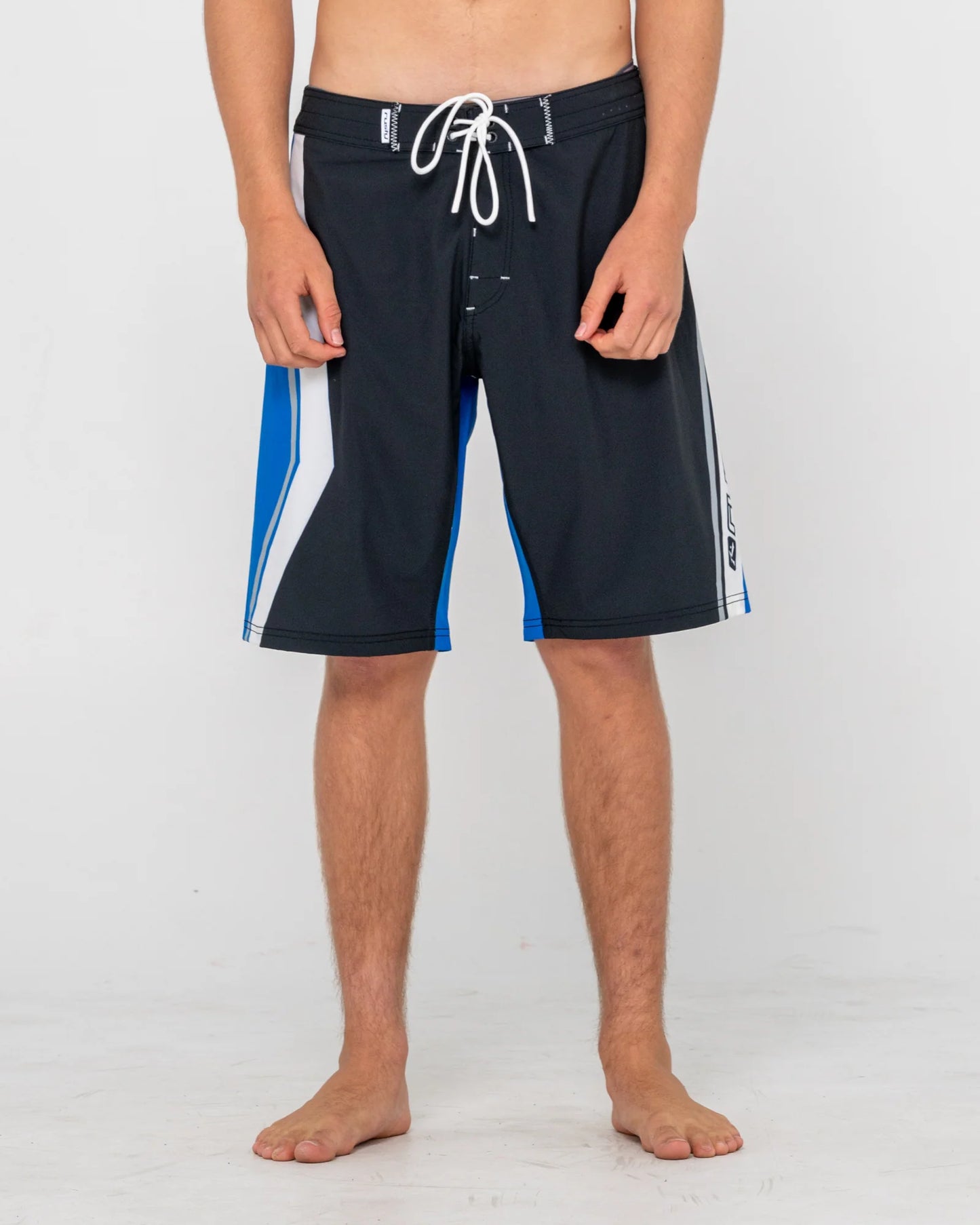 Rusty Shifter Fixed Waist Boardshort - Black