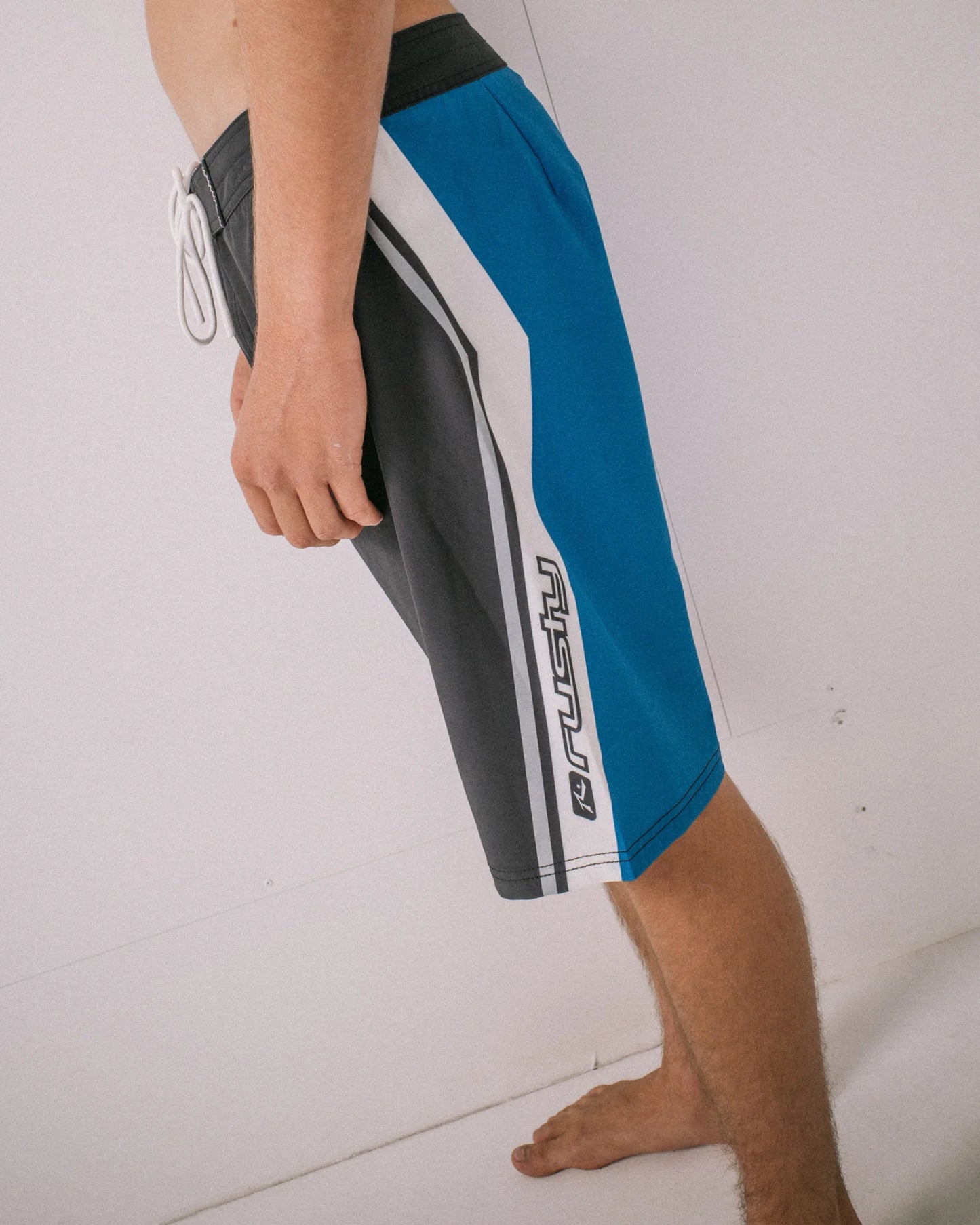 Rusty Shifter Fixed Waist Boardshort - Black