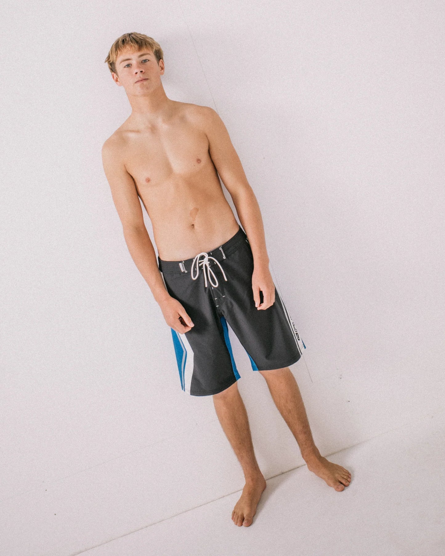 Rusty Shifter Fixed Waist Boardshort - Black