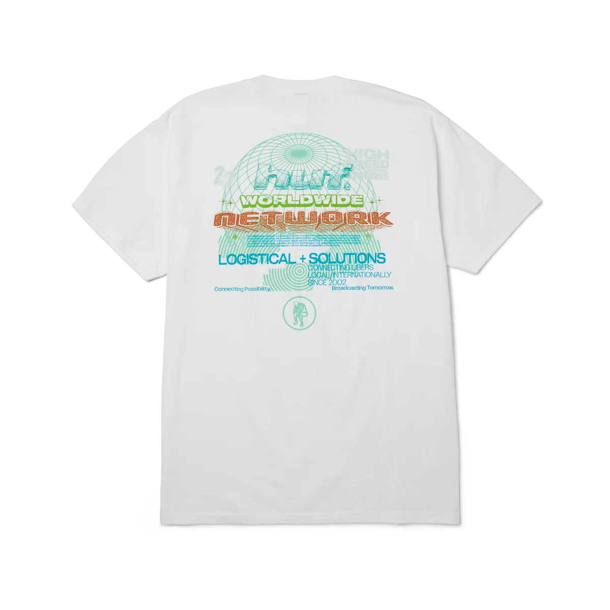 HUF Worldwide Network SS Tee - White