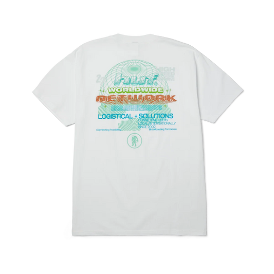 HUF Worldwide Network SS Tee - White