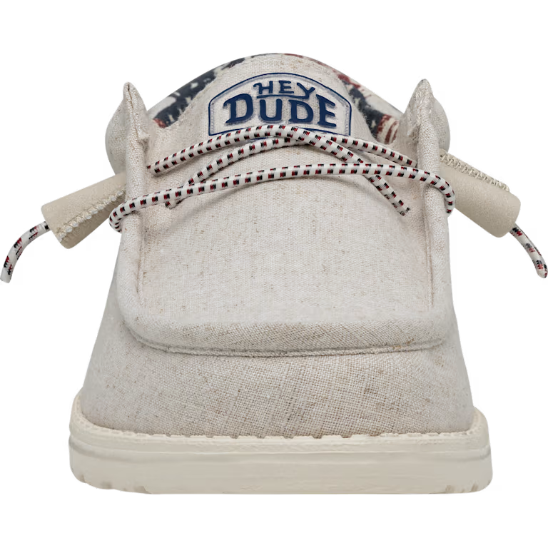 Hey Dude Wally Patriotic - Off White
