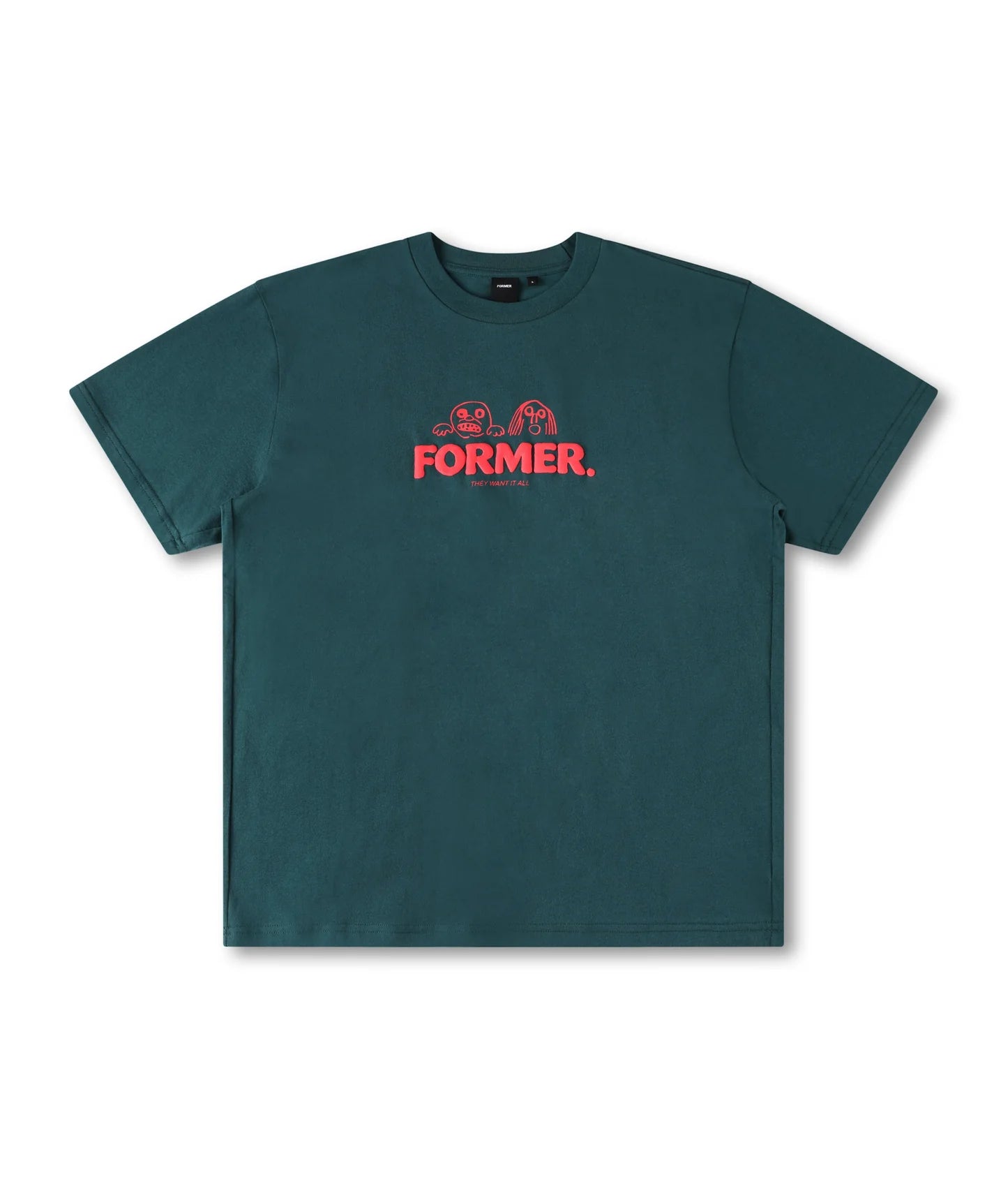 Former Want It All Tee - Petrol