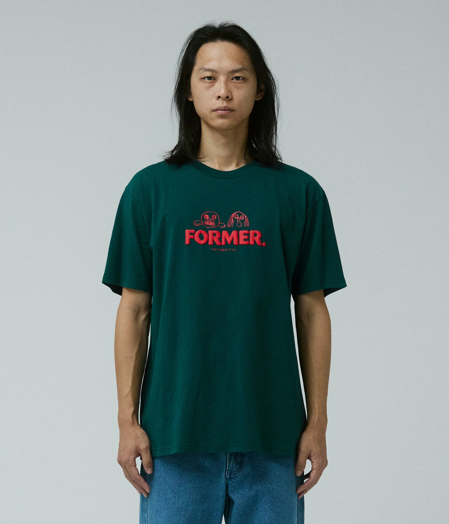 Former Want It All Tee - Petrol