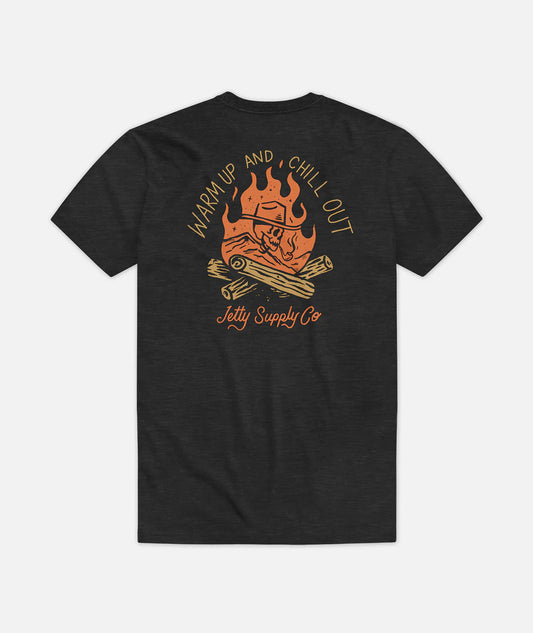 Warm Up Tee - Charcoal