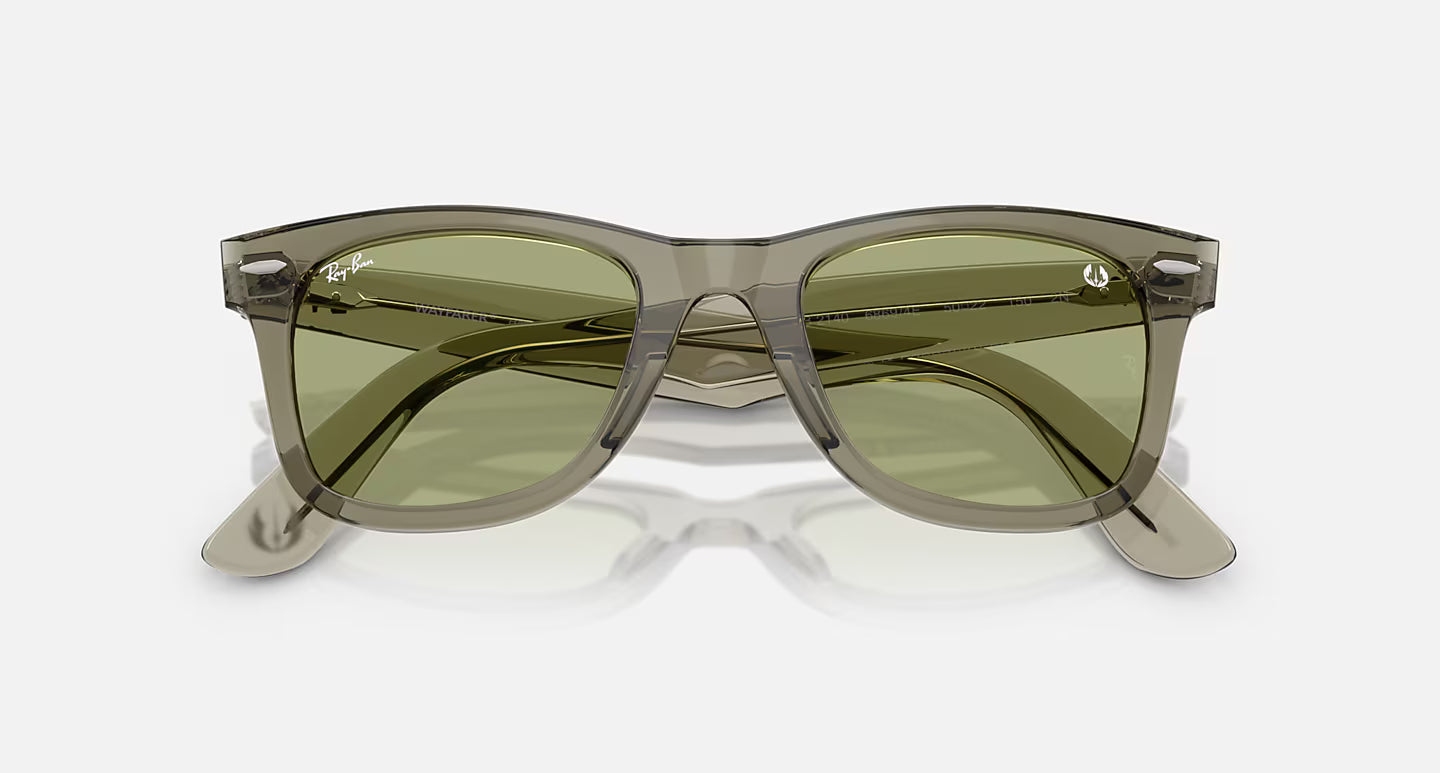 Ray Ban x Star Wars Master Yoda Wayfarer Transparent Green w/ Bottle Green