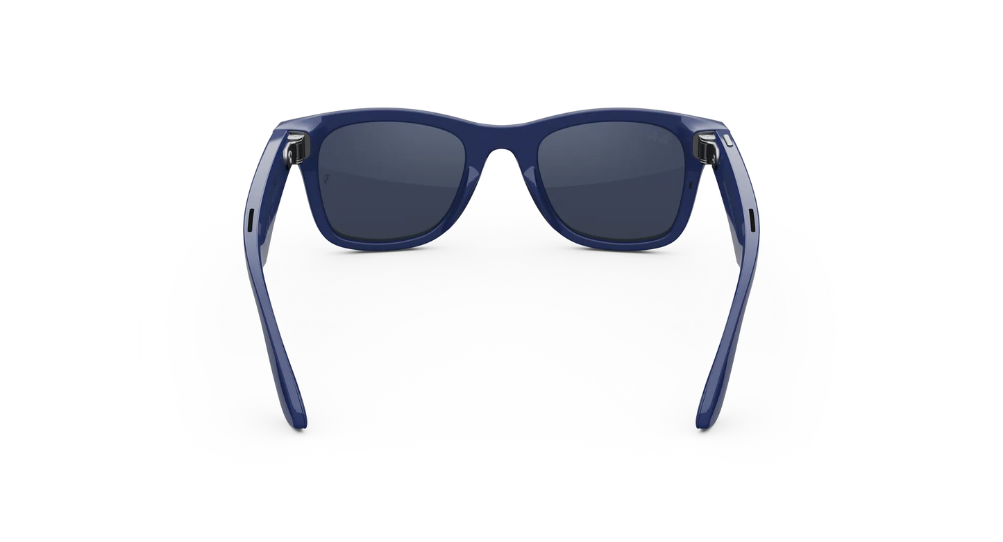 Ray Ban x Meta Gen 2 Wayfarer Shiny Cosmic Blue w/ Clear to Sapphire Transitions Lens Smart Glasses (50mm)