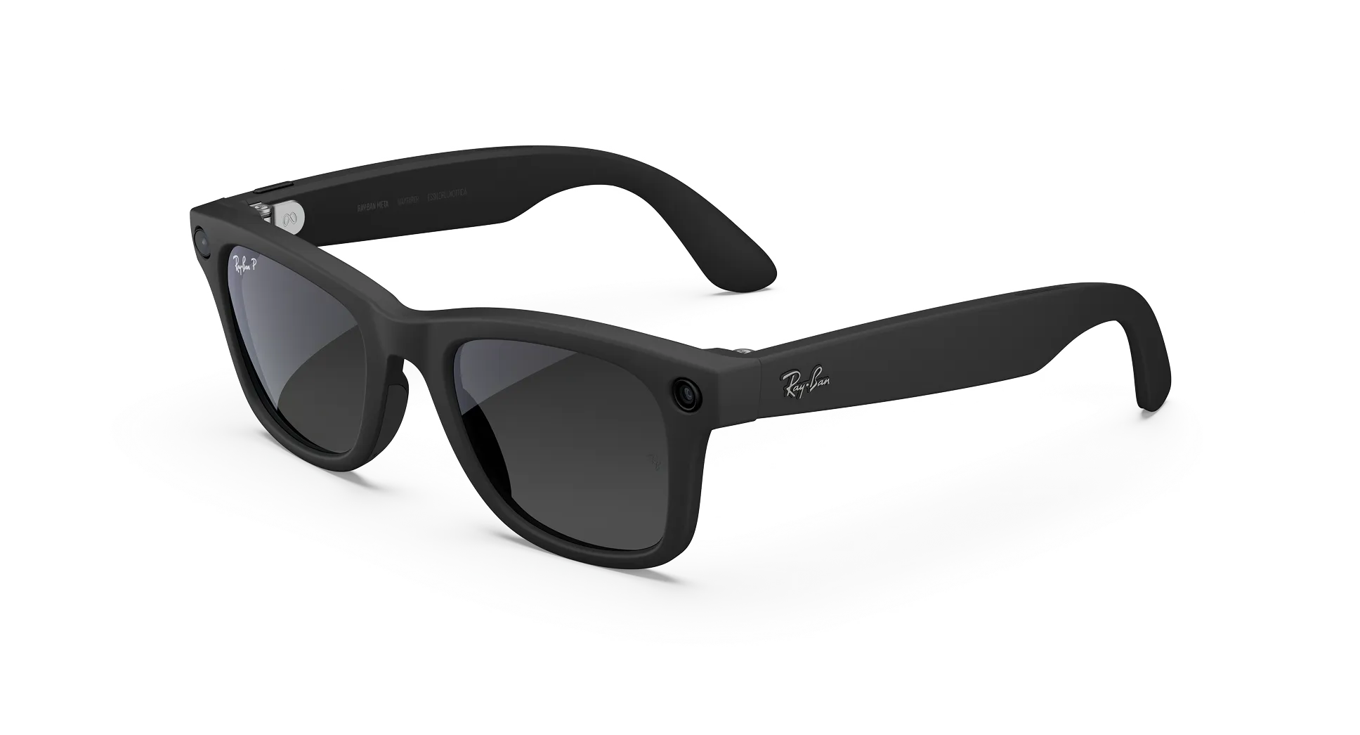 Ray Ban x Meta Gen 2 Wayfarer Matte Black w/ Polar Gradient Graphite L ...