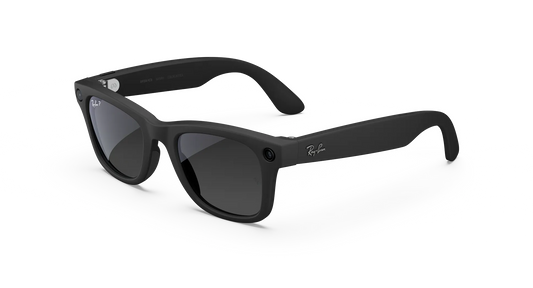 Ray Ban x Meta Gen 2 Wayfarer Matte Black w/ Polar Gradient Graphite Lens Smart Glasses (53mm)