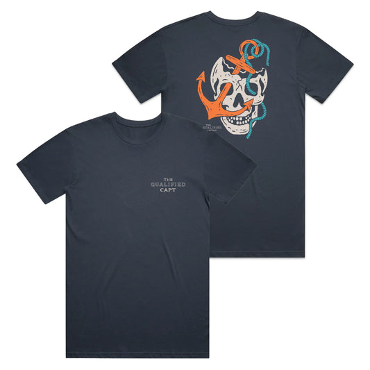 TQC Weigh Anchor Tee - Petrol Blue