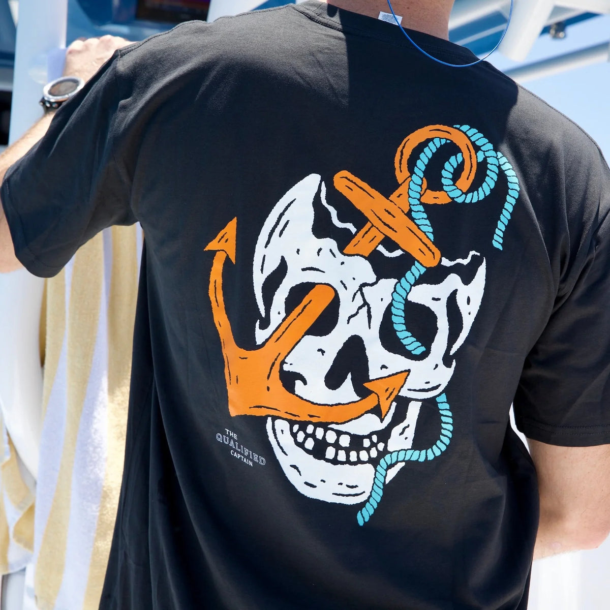 TQC Weigh Anchor Tee - Petrol Blue