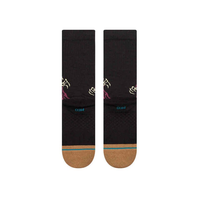 Welcome Skateboards x Stance Skelly Sock - Black