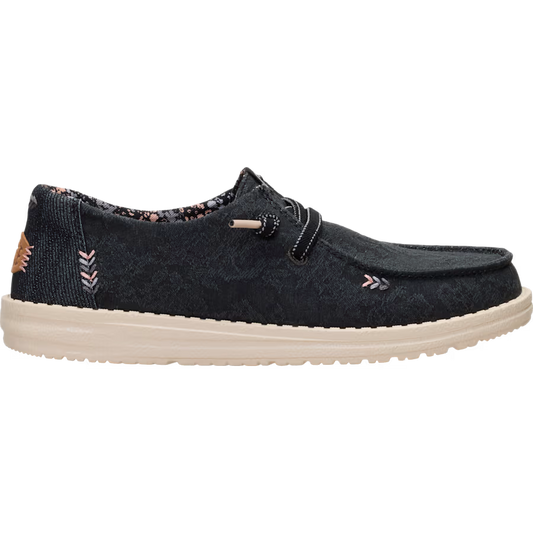 Hey Dude Wendy Floral Boho - Black
