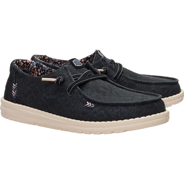 Hey Dude Wendy Floral Boho - Black