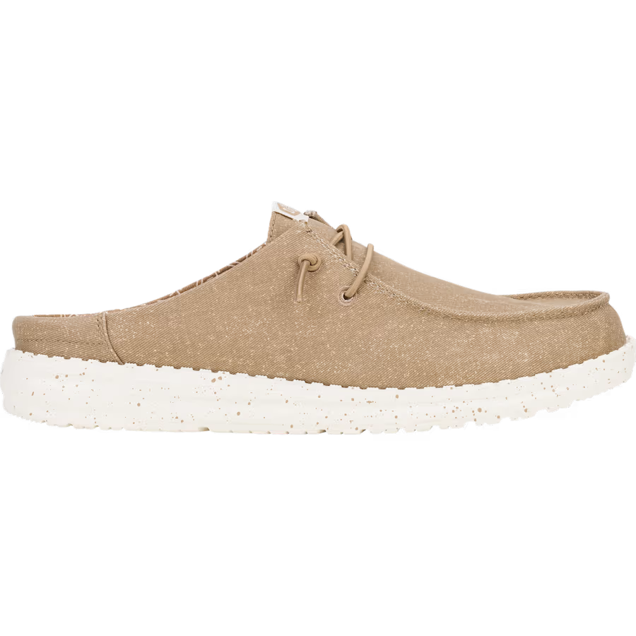 Hey Dude Wendy Slip Stretch Canvas - Walnut
