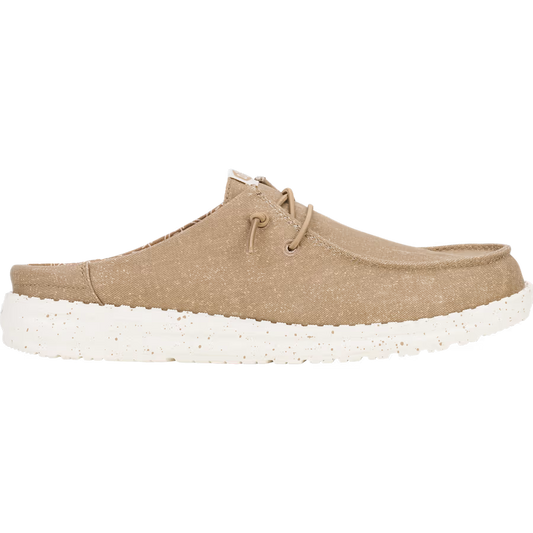 Hey Dude Wendy Slip Stretch Canvas - Walnut
