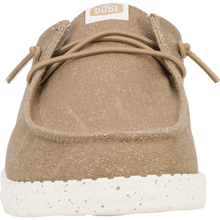 Hey Dude Wendy Slip Stretch Canvas - Walnut