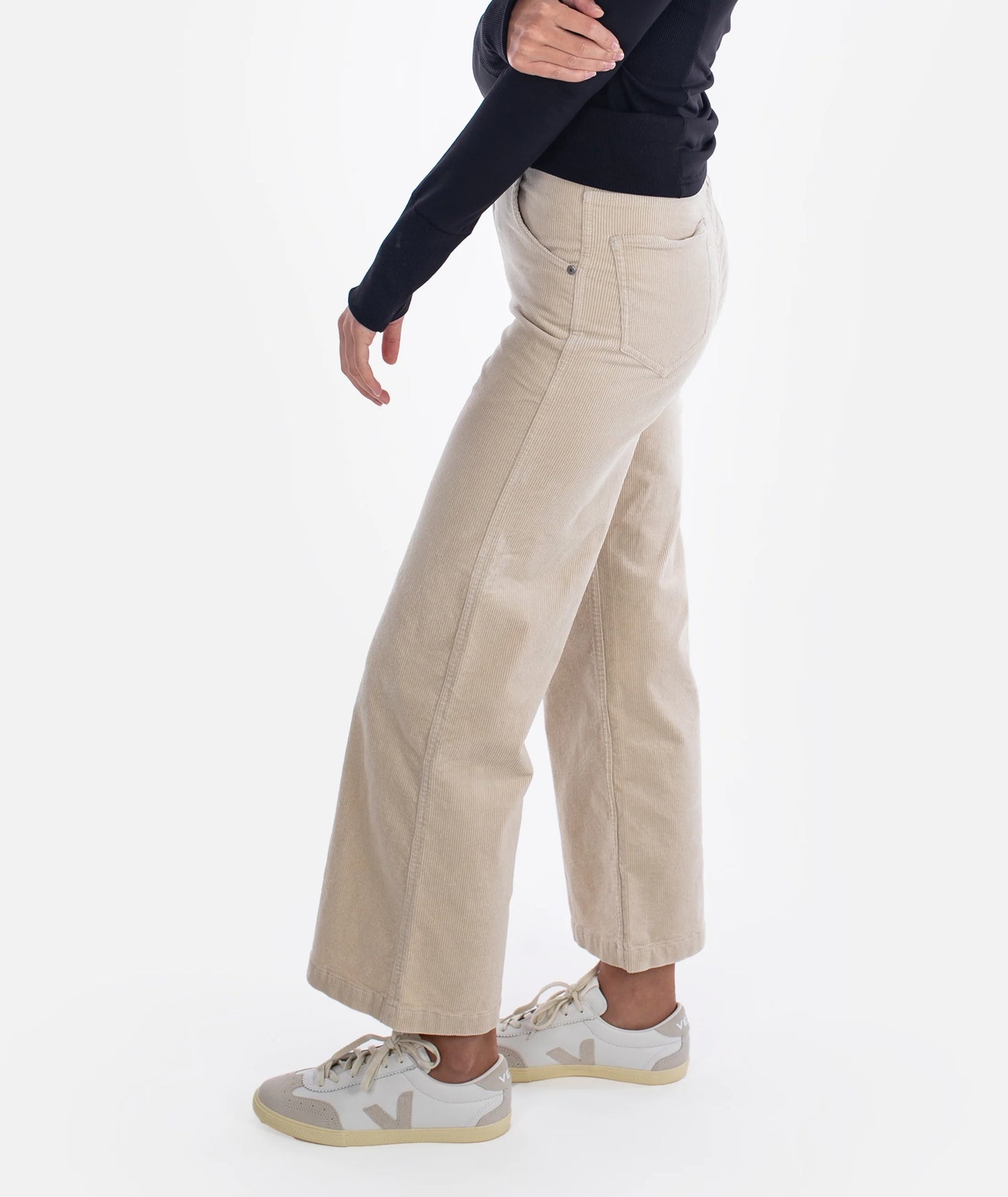 Whaler Corduroy Wide Leg Pants - Ivory