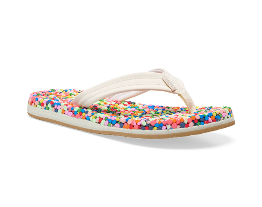 Big Kids Youth Bubblecush - Rainbow Confetti