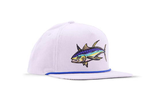 Yellowfin Flat Brim Corduroy Hat - Lavender Purple
