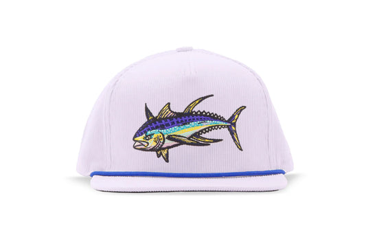 Yellowfin Flat Brim Corduroy Hat - Lavender Purple