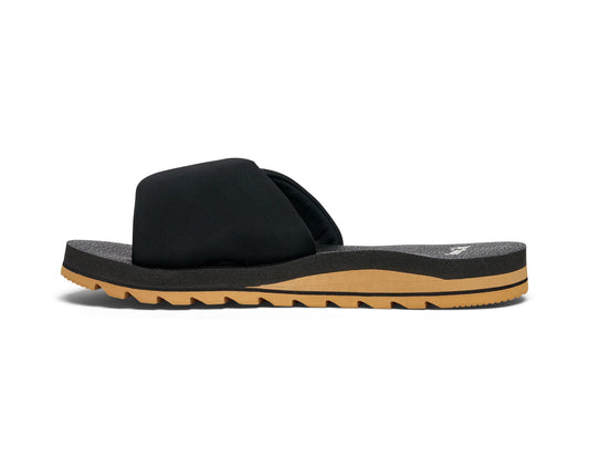 Women's Yoga Origami Slide - Black