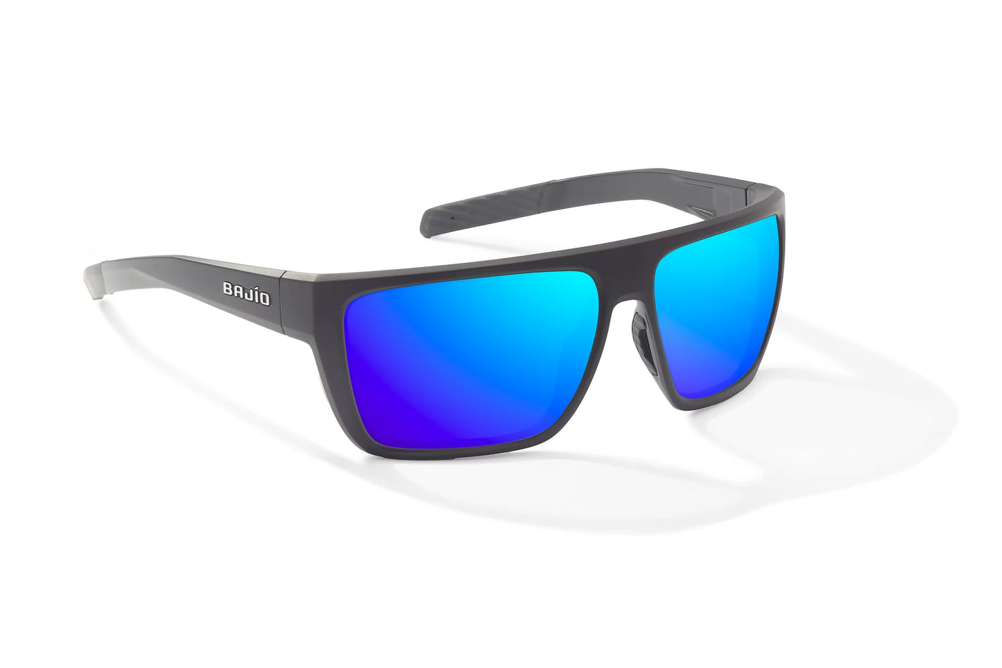 Zapata Black Matte / Blue Mirror Glass Lens