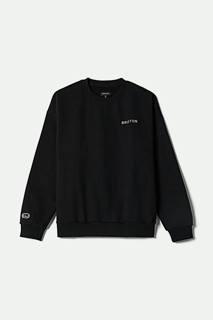 Brixton Embroidered Heavyweight Oversized Crew
