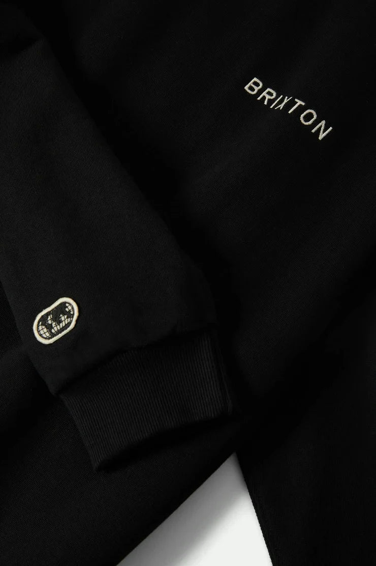 Brixton Embroidered Heavyweight Oversized Crew