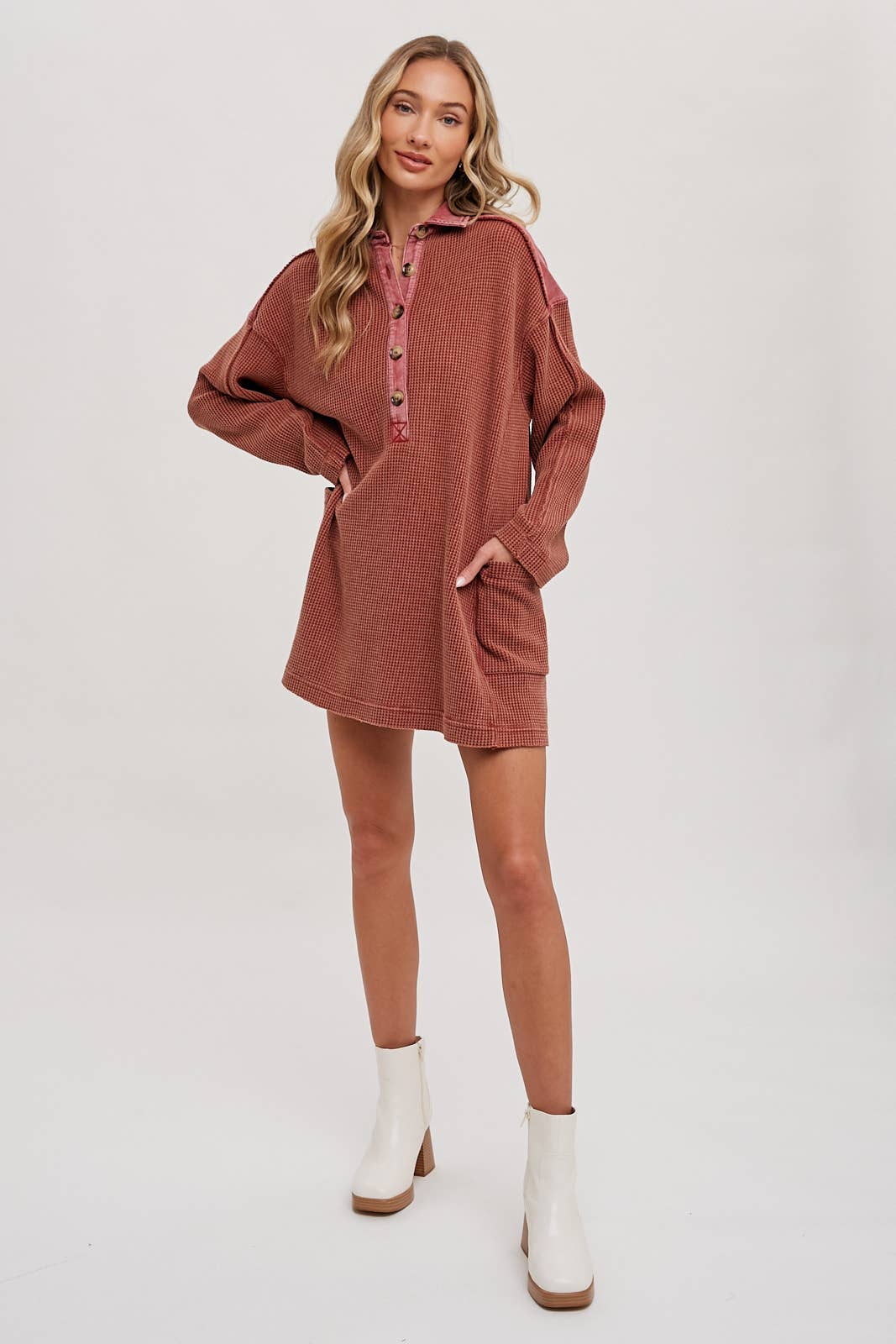 Thermal Henley Tunic