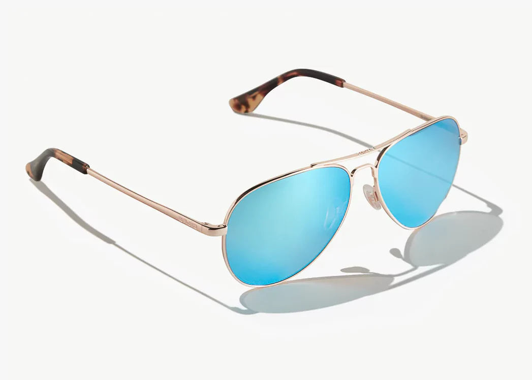 Soldado Rose Gold Satin Blue Mirror Polycarbonate