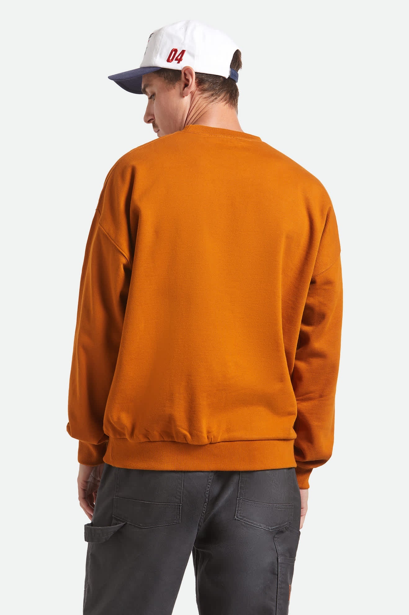 Brixton Embroidered Heavyweight Oversized Crew