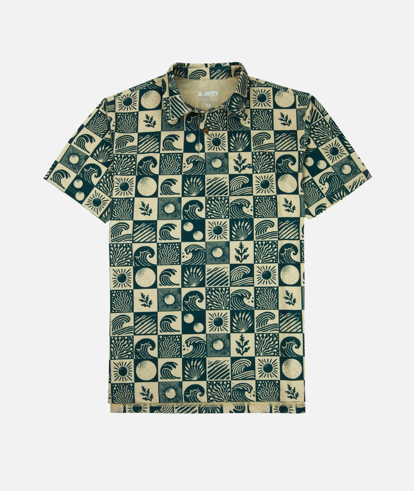 Bunker Polo Shirt - Ocean Blue