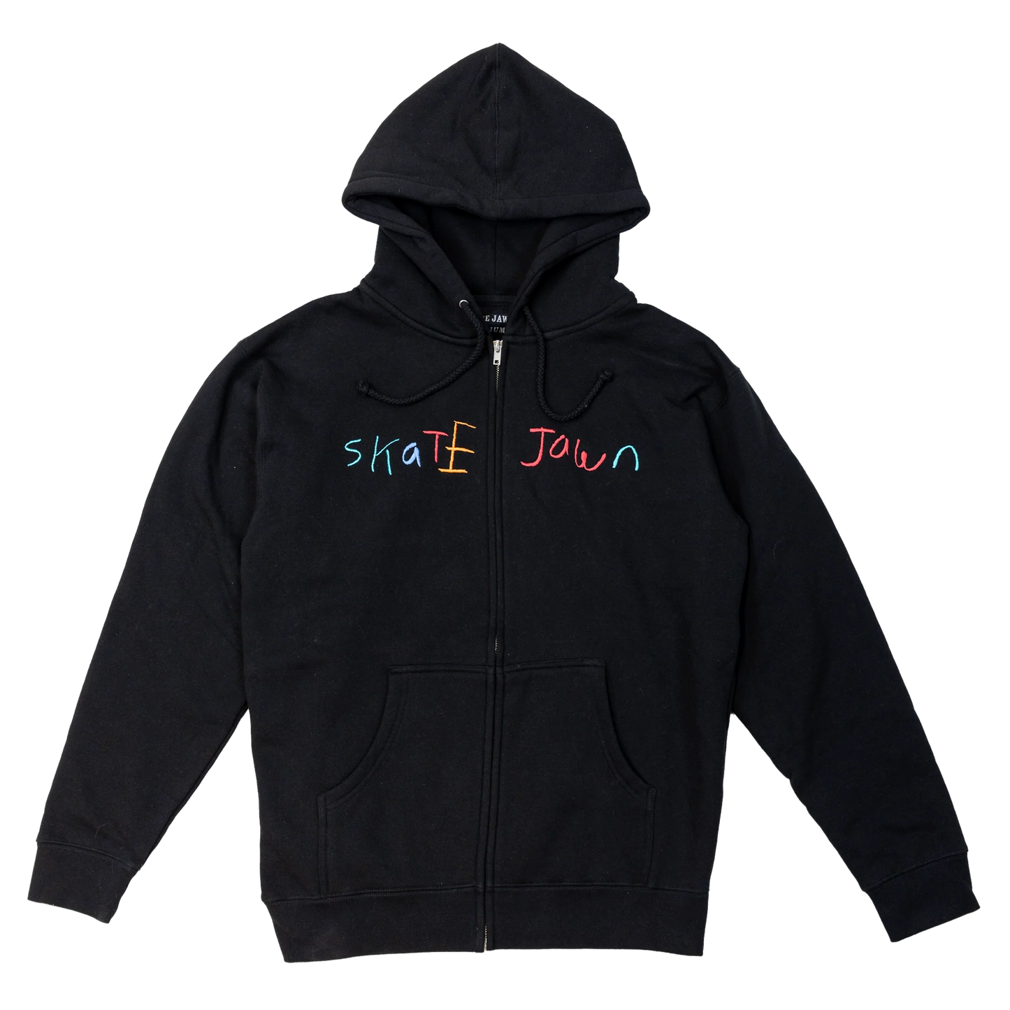 Skate Jawn Crayon Embroidered Zip Up - Black