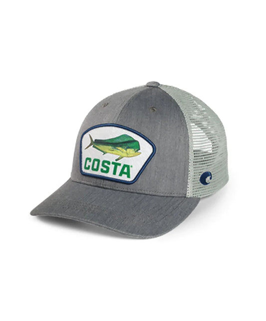 Costa XL Fit Trucker Patch Dorado - Gray