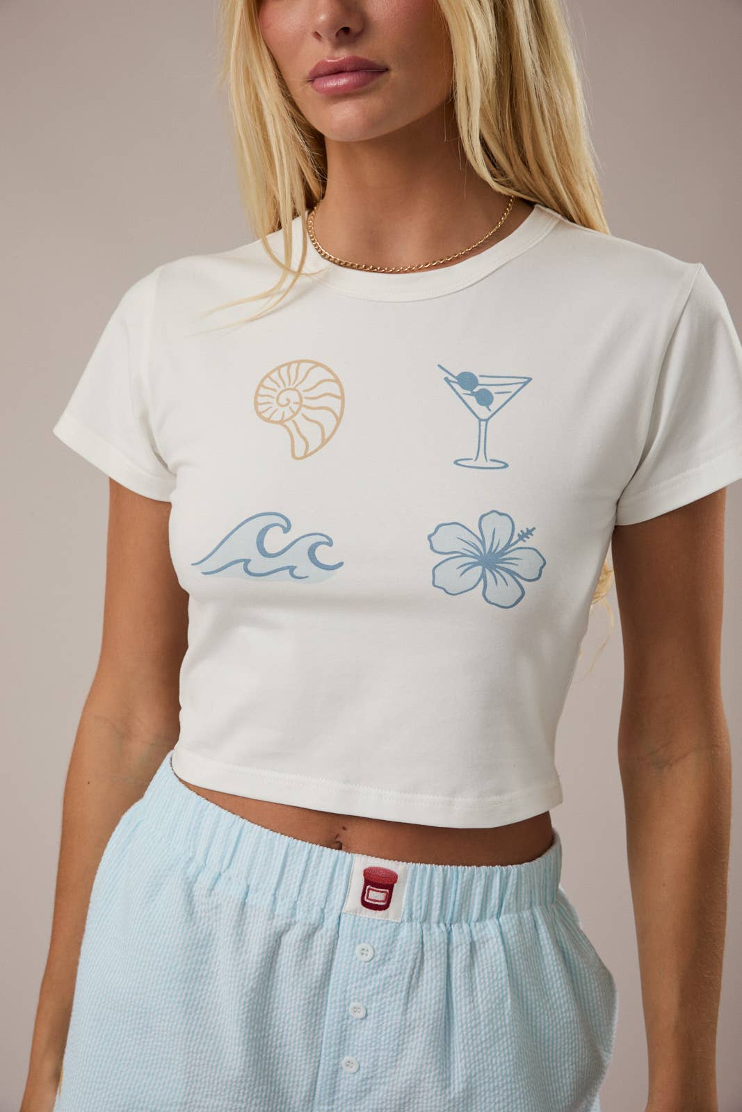 Summer Vibe Graphic Baby Tee