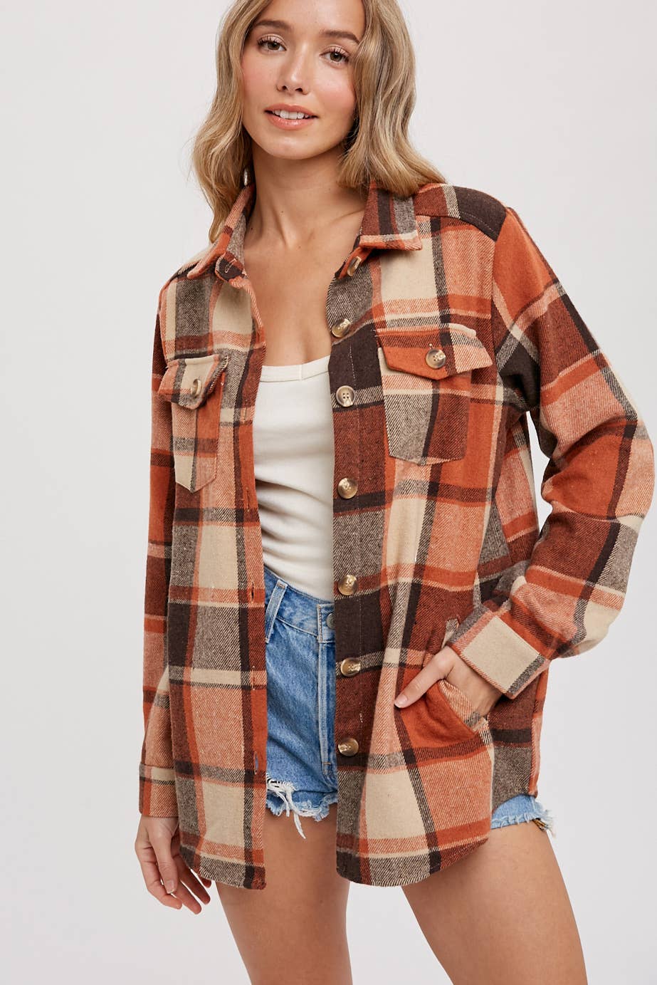 Plaid Flannel Shacket